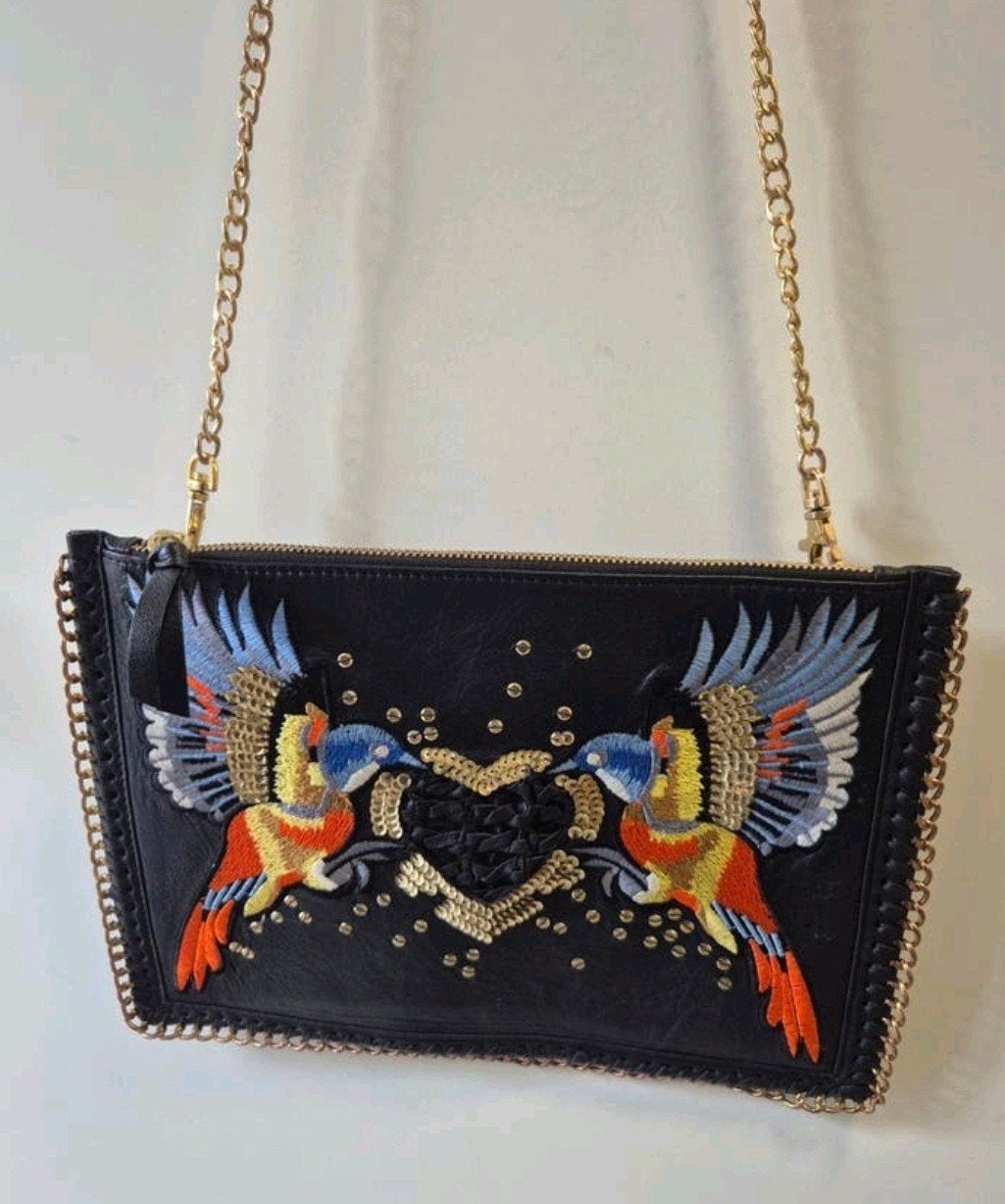 Zwarte clutch - NIEUW, Ophalen, Zo goed als nieuw, Zwart, Avondtasje