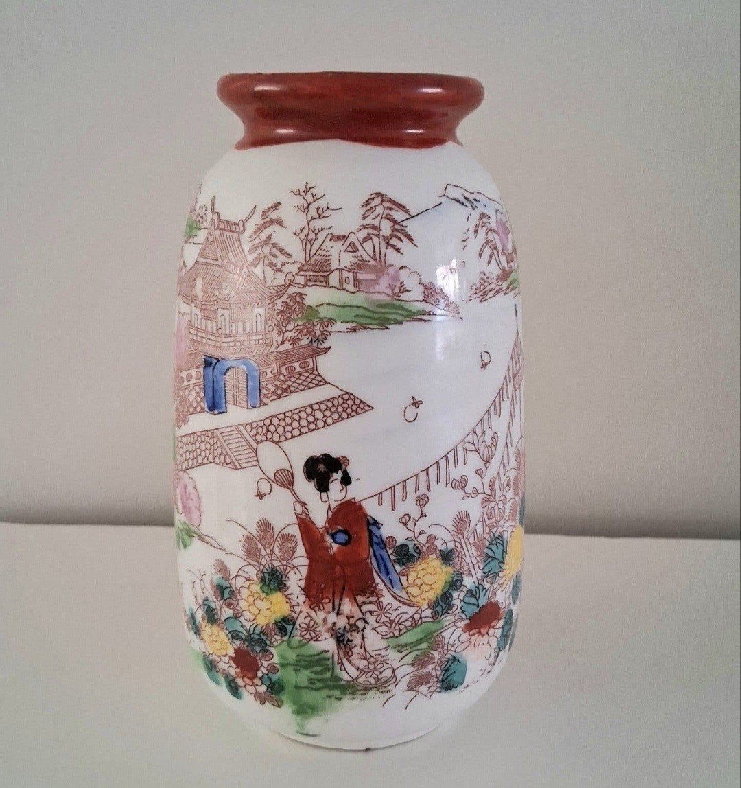 Japanse Satsuma vaas, Ophalen of Verzenden