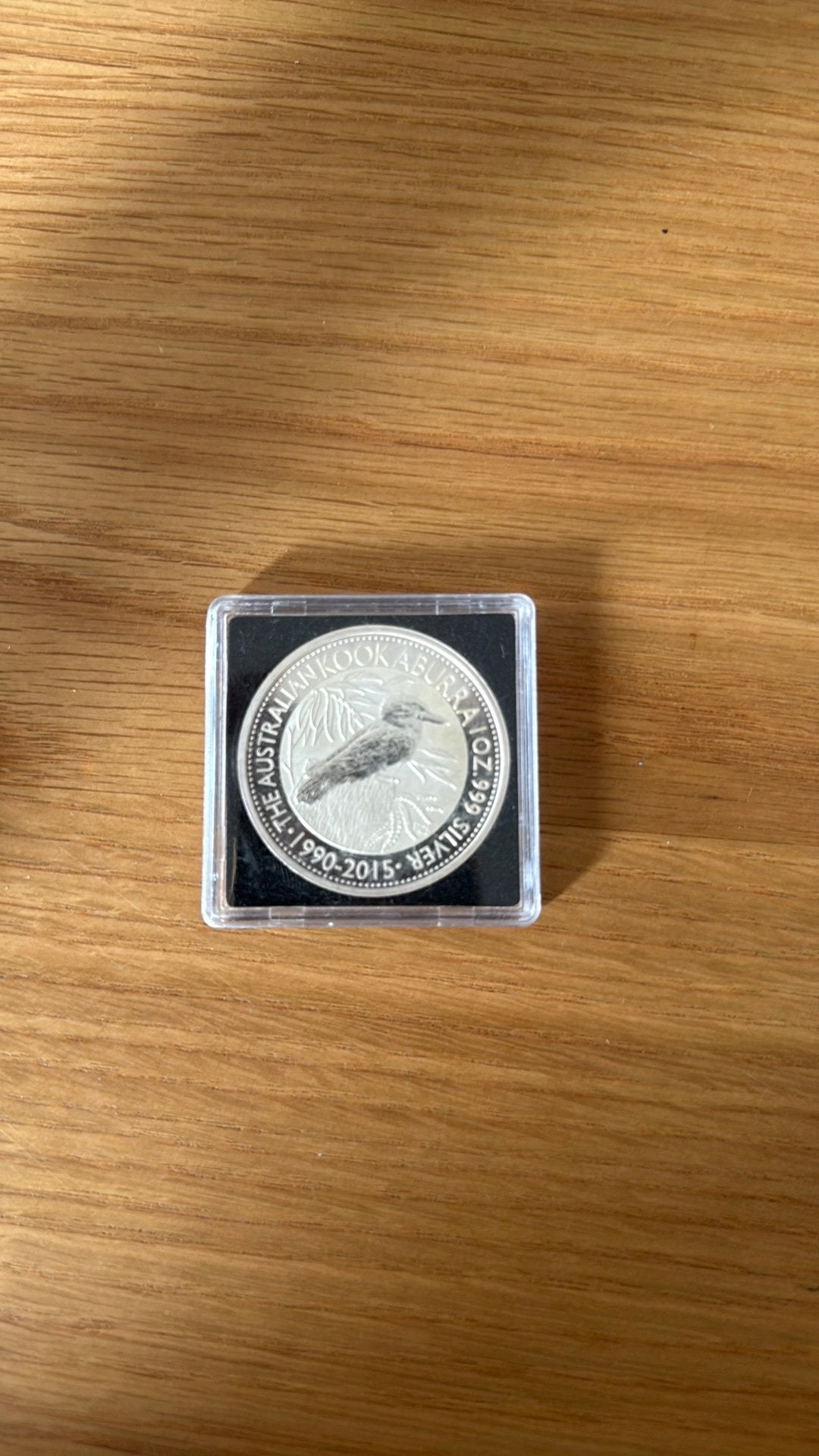 0.999 zilvere kookaburra 1995-2015 - 1 oz, Ophalen of Verzenden, Zilver
