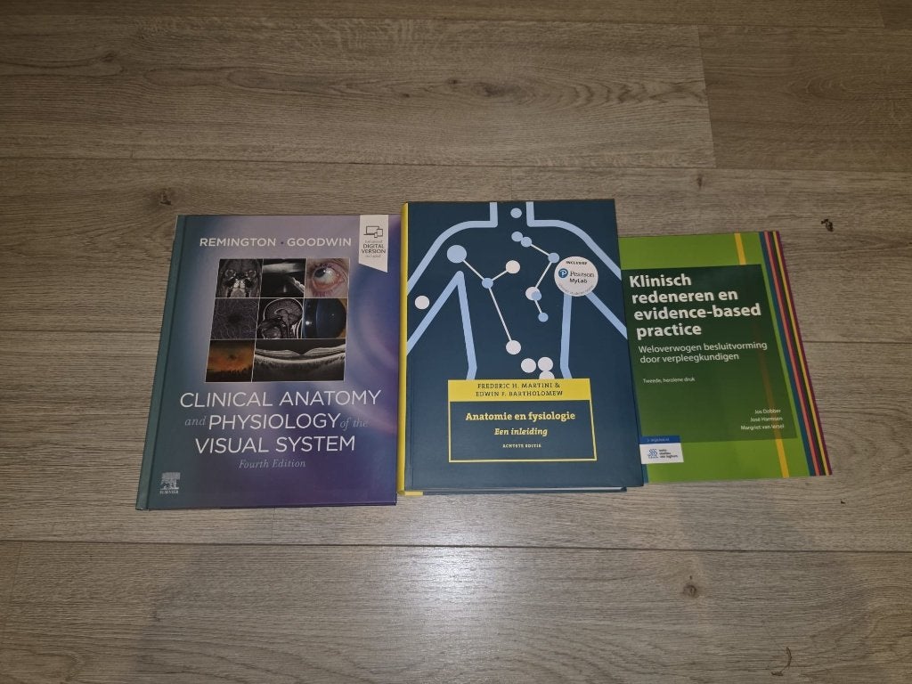 Optometrie hbo  jaar 1 schoolboeken, Overige vakken, Diverse auteurs, Ophalen of Verzenden, Zo goed als nieuw