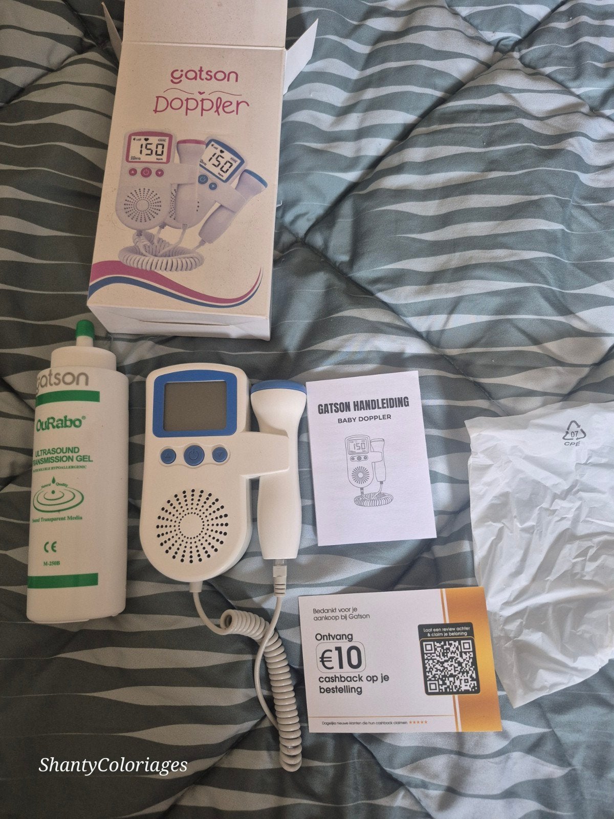 Gatson Doppler in nieuwstaat met gel en batterijen, Ophalen of Verzenden, Zo goed als nieuw
