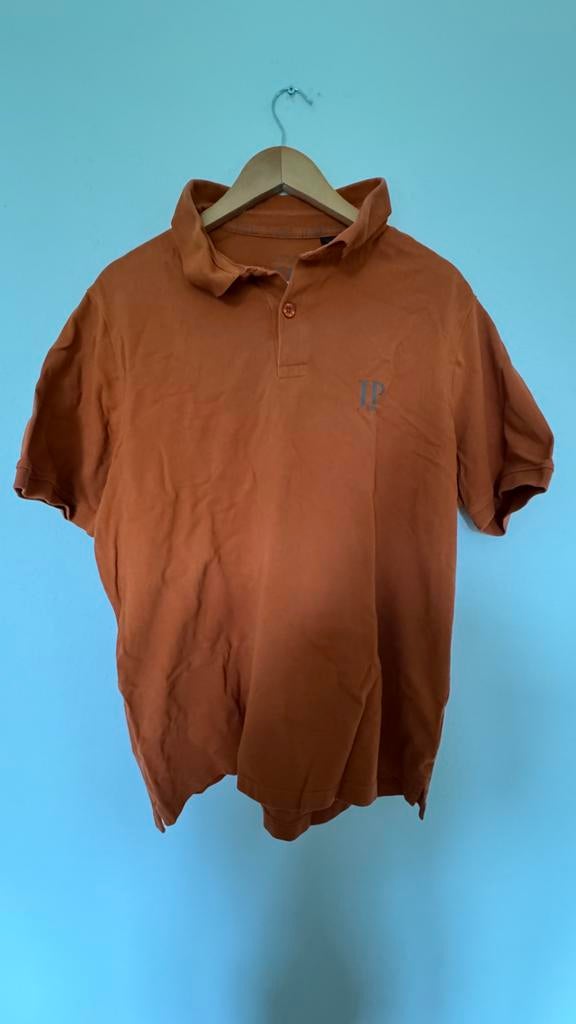 JP1880 Polo XL Roodbruin 100% Katoen Gedragen, Ophalen of Verzenden, Gedragen, Maat 56/58 (XL), Bruin