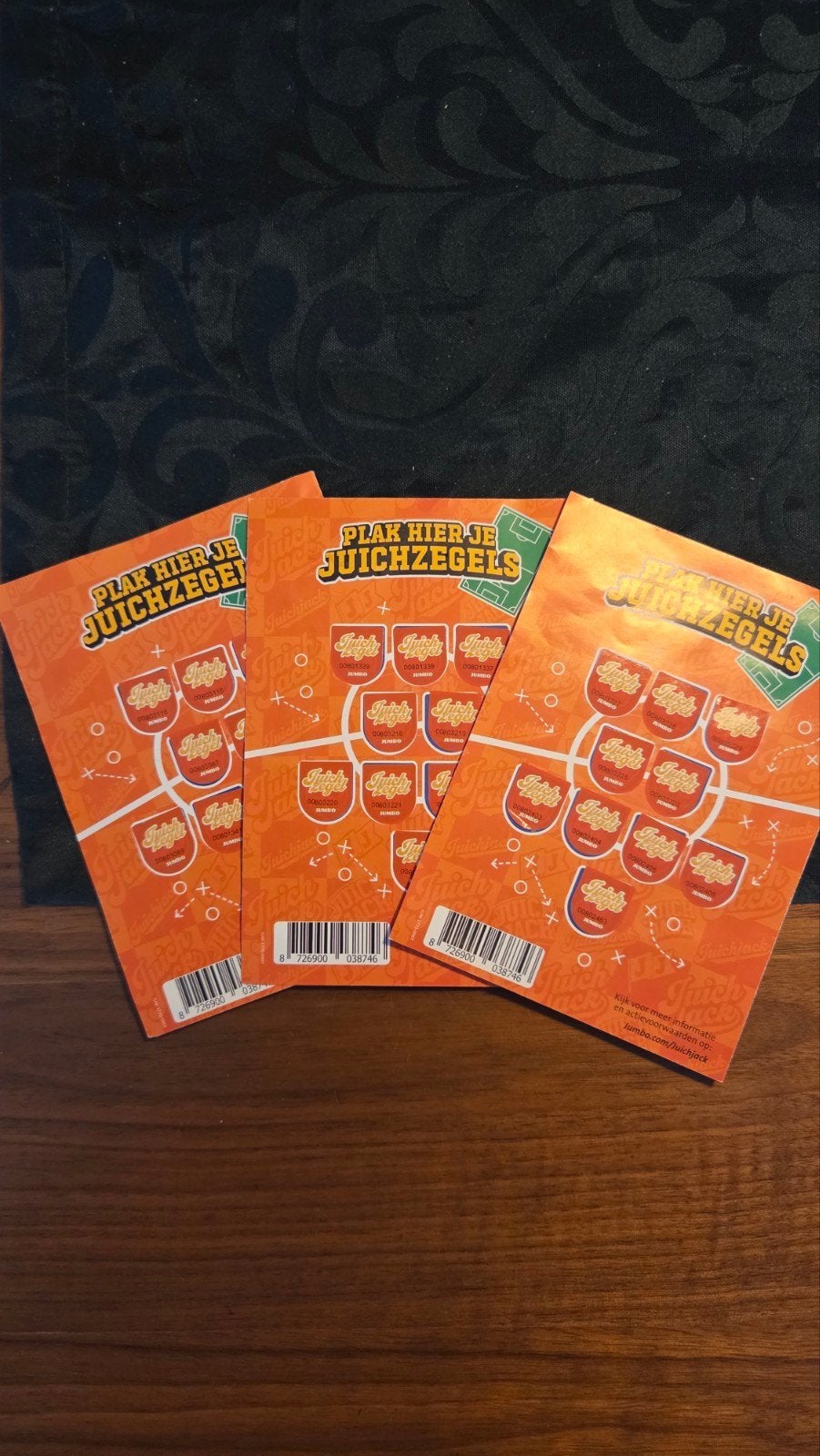 Juichjack volle spaarkaarten, 3 stuks, Verzamelen, Supermarktacties, Jumbo, Ophalen of Verzenden