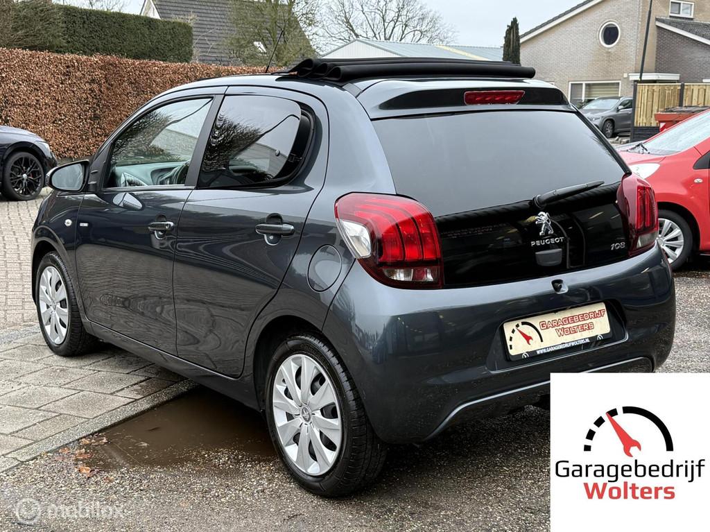 Peugeot 108 1.0 e-VTi Collection TOP! OPENDAK CARPLAY 1E EIG, Voorwielaandrijving, Stof, Zwart, Met garantie (alle)