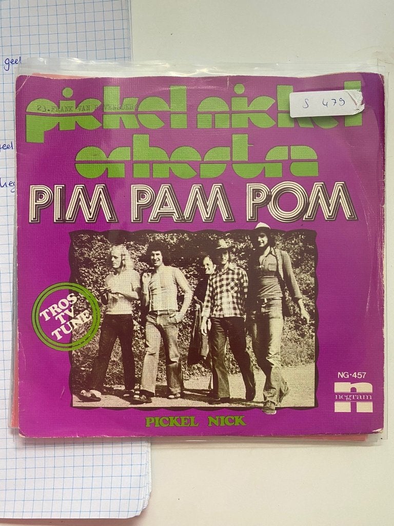 vinyl single. pim pam pom, Verzenden, Gebruikt, 7 inch, Nederlandstalig