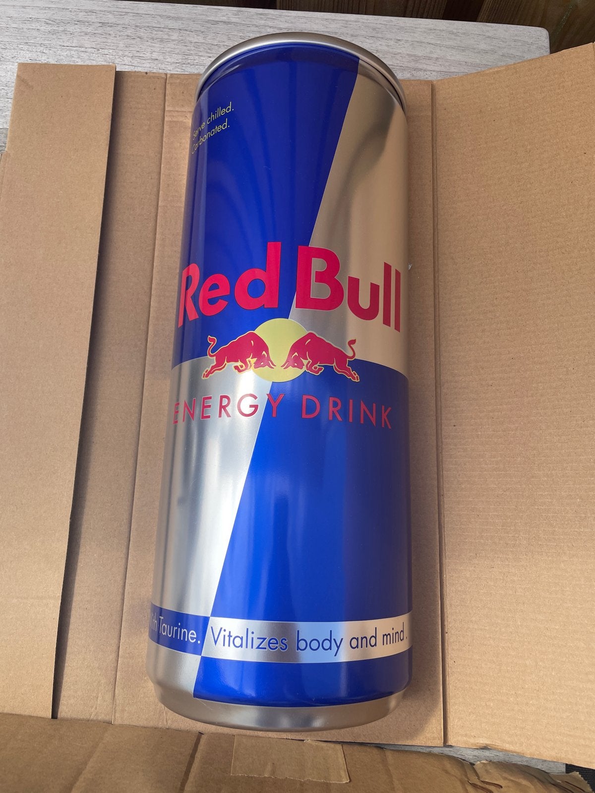 Red Bull decoratie blik reclame - 38cm hoog, Verzamelen, Merken en Reclamevoorwerpen, Ophalen of Verzenden, Nieuw, Reclamebord