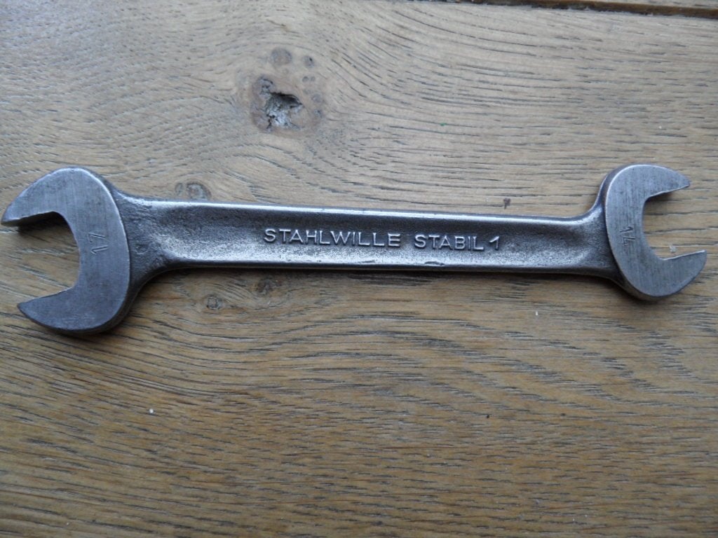 Stahwille Stabil steeksleutel kort antiek 14 17 20 22, Ophalen of Verzenden, Nieuw, Sleutel/ratel
