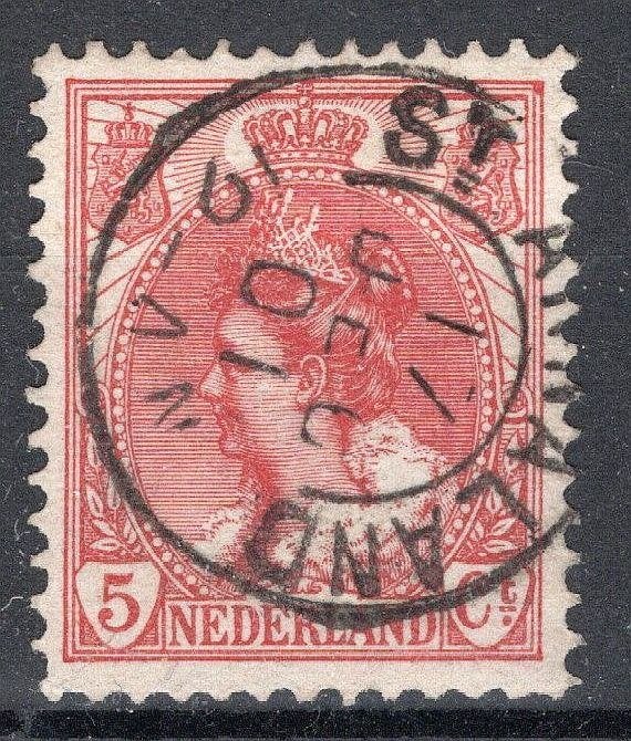 Kleinrond St. Annaland, Verzenden, T/m 1940, Gestempeld