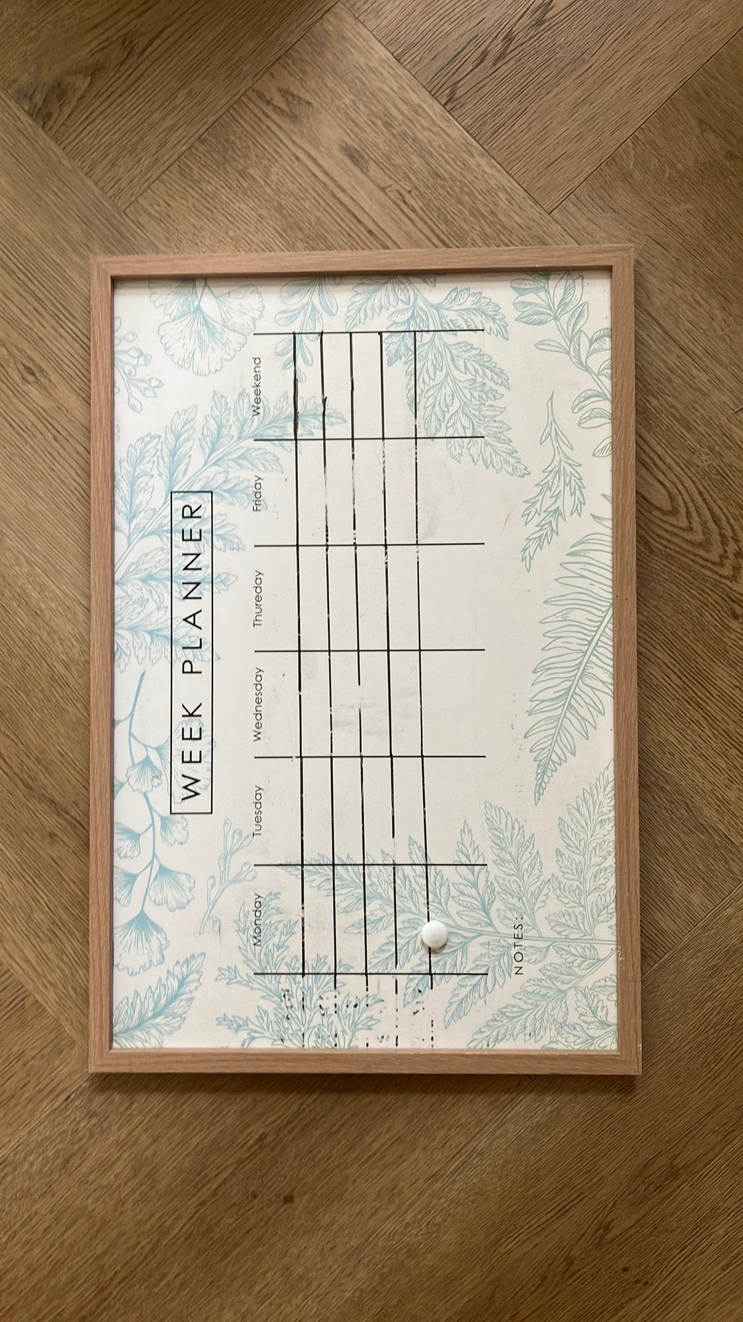 Weekplanner, Ophalen, Gebruikt