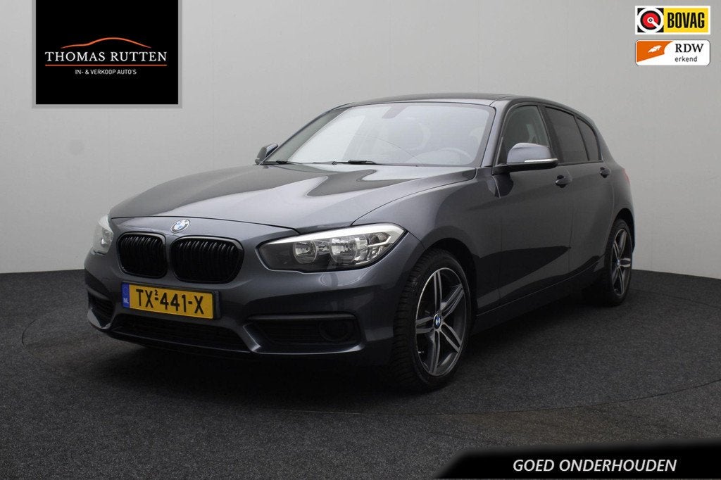 BMW 1-serie 118i M Sport 2016 | Trekhaak Afneembaar | Cruise, Auto's, BMW, Gebruikt, Alcantara, 650 kg, Parkeersensor