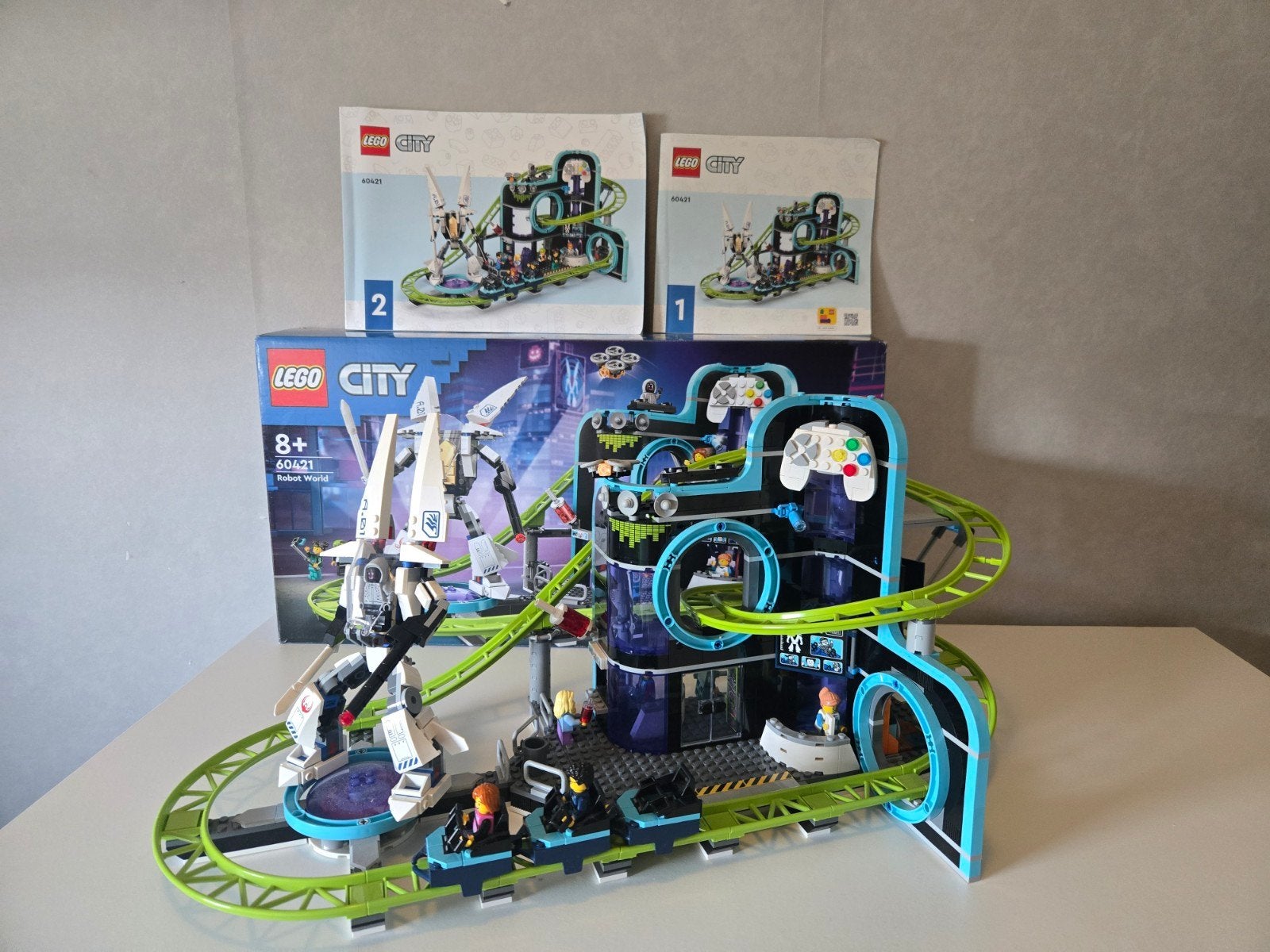 Lego achtbaan, Ophalen