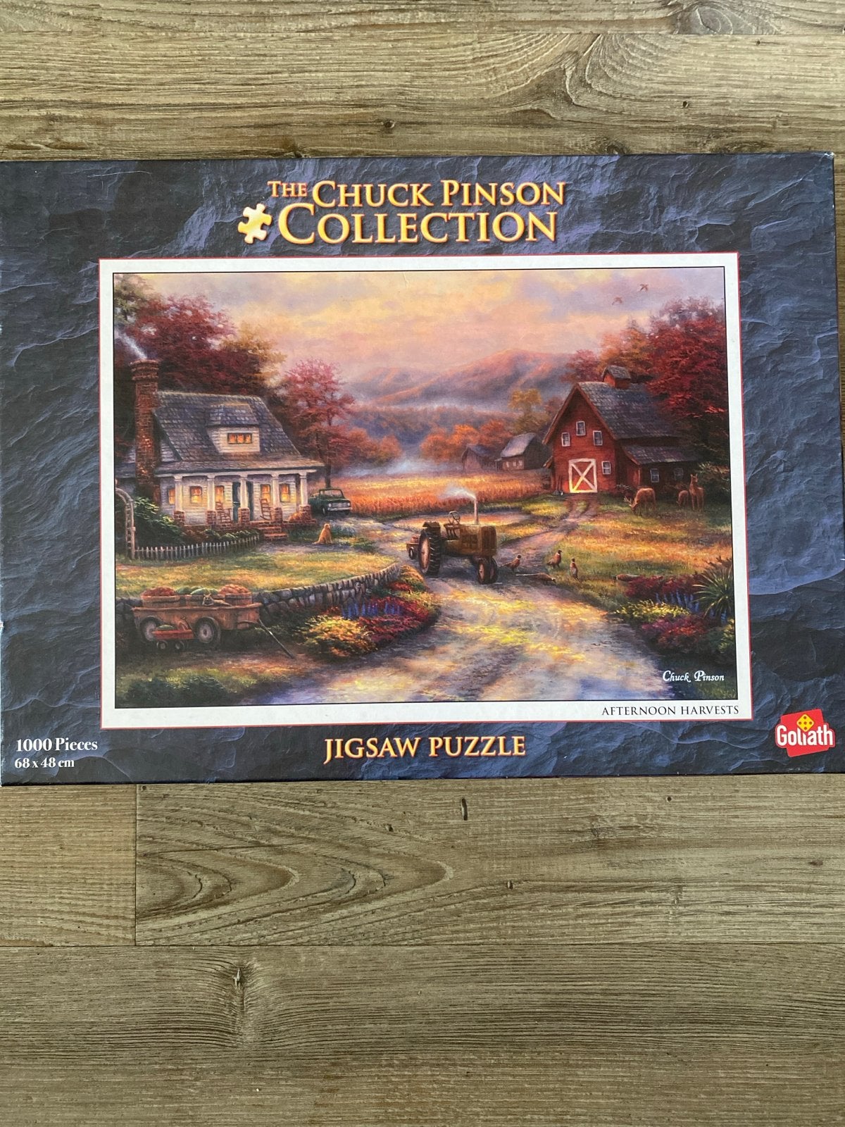 Chuck Pinson Legpuzzel - Afternoon Harvests (1000 stukjes), Ophalen of Verzenden, 500 t/m 1500 stukjes, Zo goed als nieuw, Legpuzzel