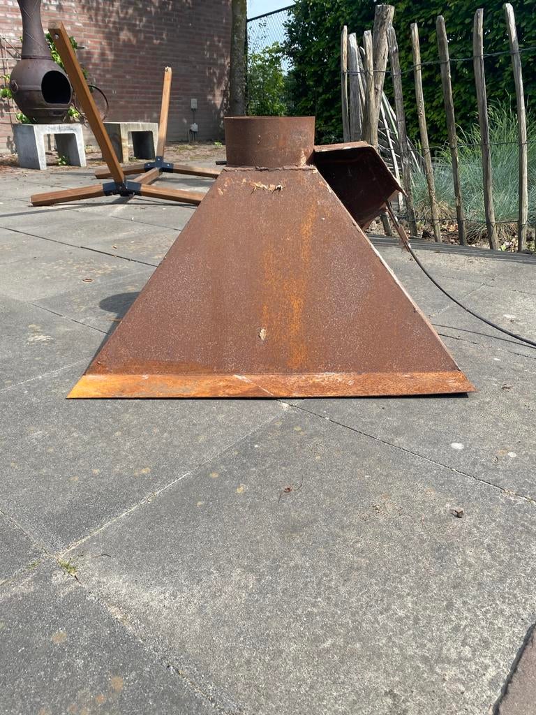 Trekkap voor inbouw (openhaard buiten), Ophalen, Gebruikt