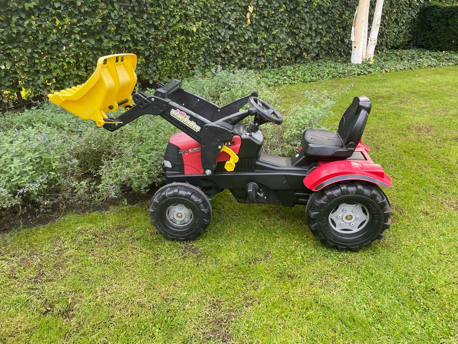 Rolly Toys traptractor met voorlader en aanhanger, Ophalen of Verzenden, Gebruikt, Trapvoertuig