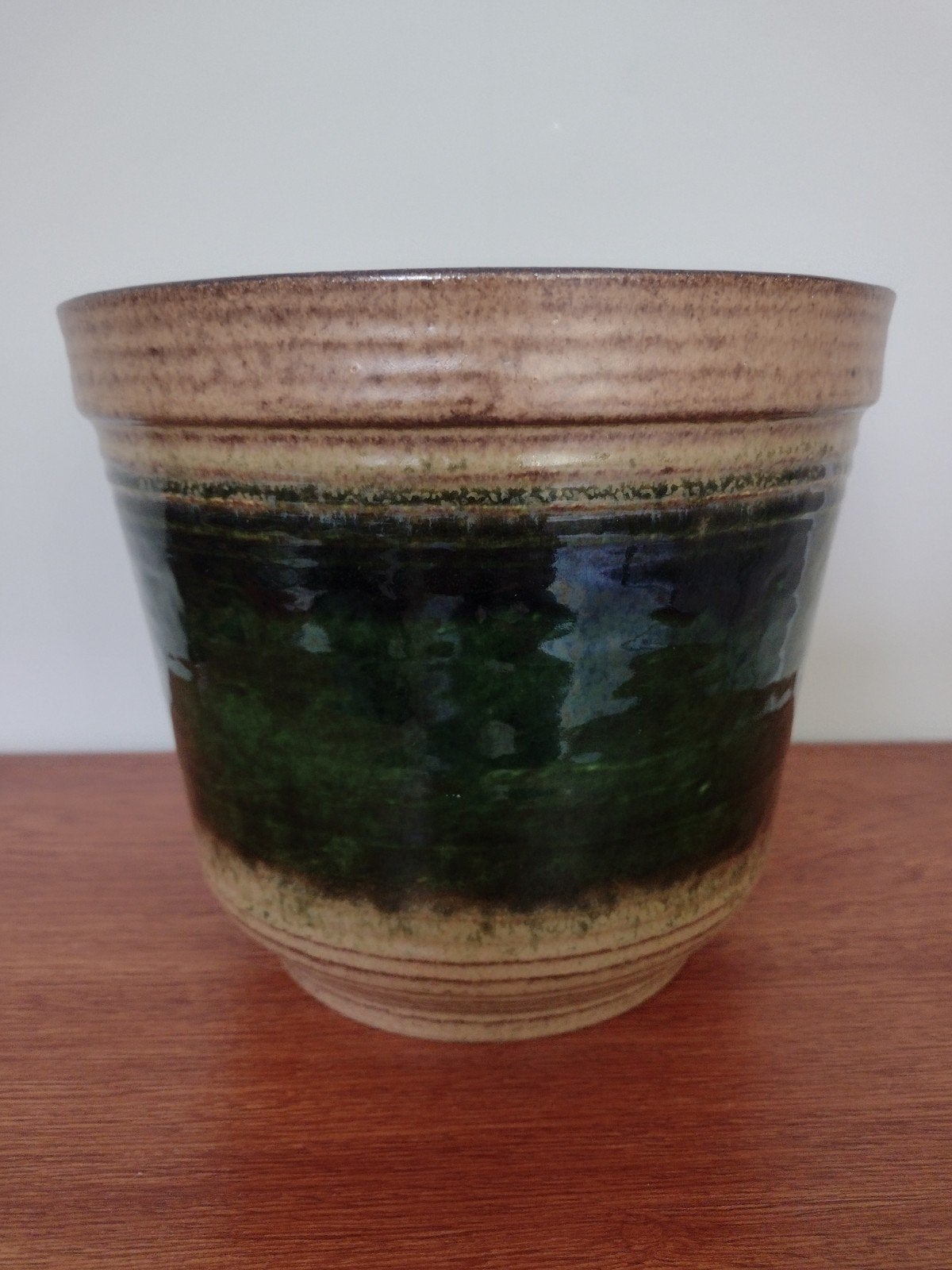 Vintage bloempot BAY West- Germany ø 22 cm, Ophalen of Verzenden