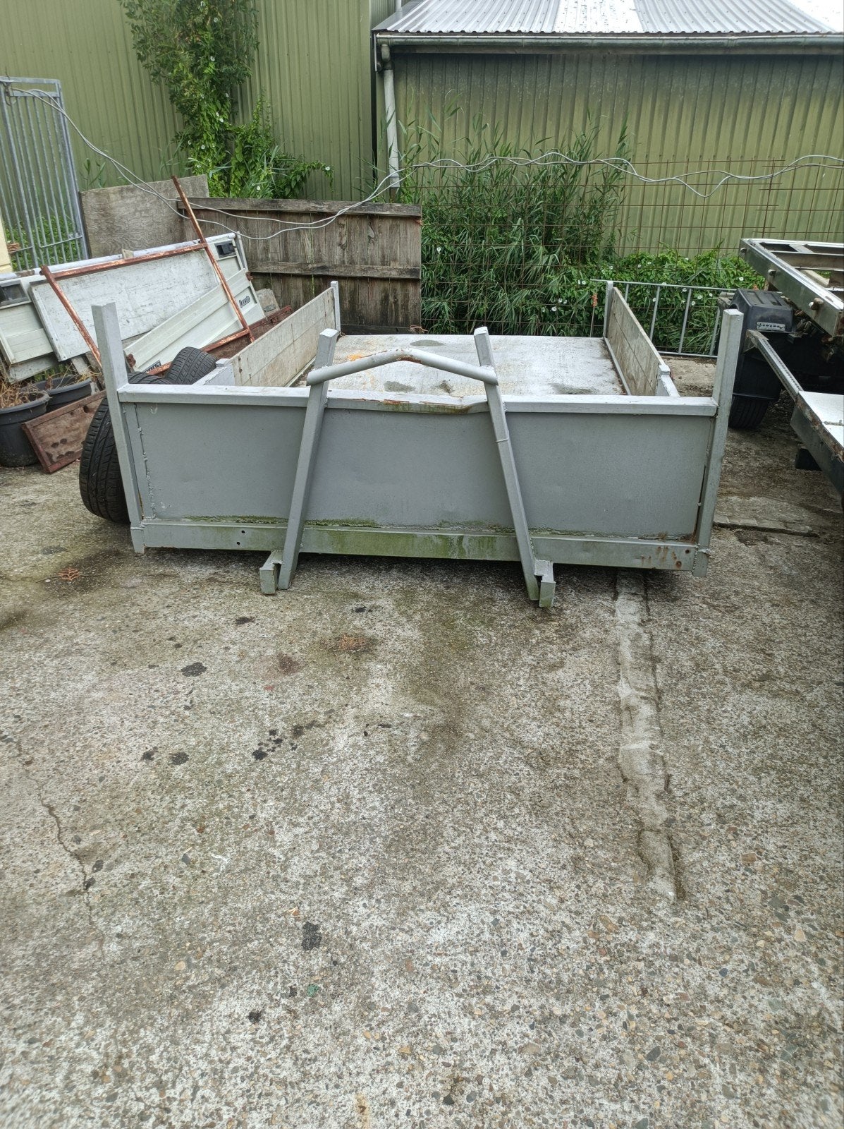 city haakarm container, Ophalen