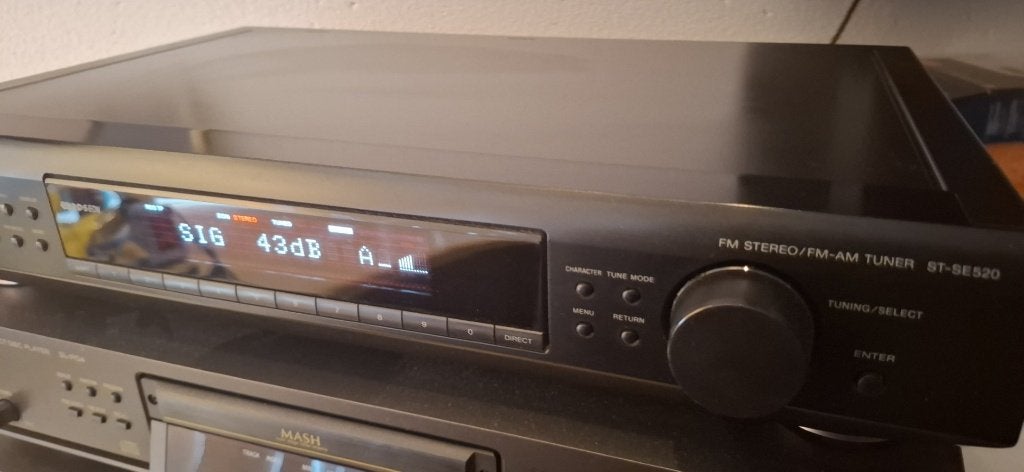 Sony STSE520 Sony met DB SIGNAAL METER, Verzenden, Zo goed als nieuw, Radio