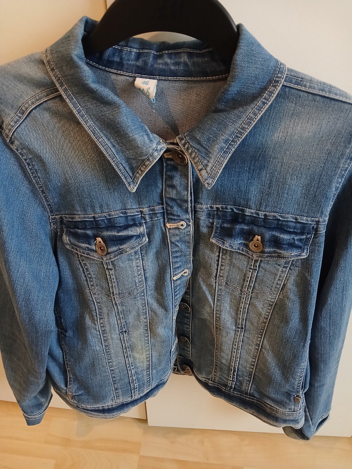 Mooie spijkerjasje maat 46, Kleding | Dames, Blauw, Maat 46/48 (XL) of groter, Ophalen of Verzenden, MS Mode