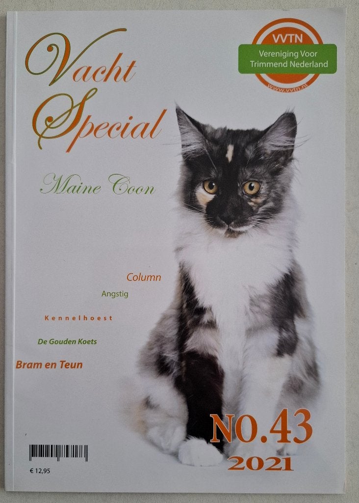 Vacht Speciaal 2021 nr 43 Maine Coon - Nieuw vakblad, Ophalen of Verzenden, Nieuw, Katten