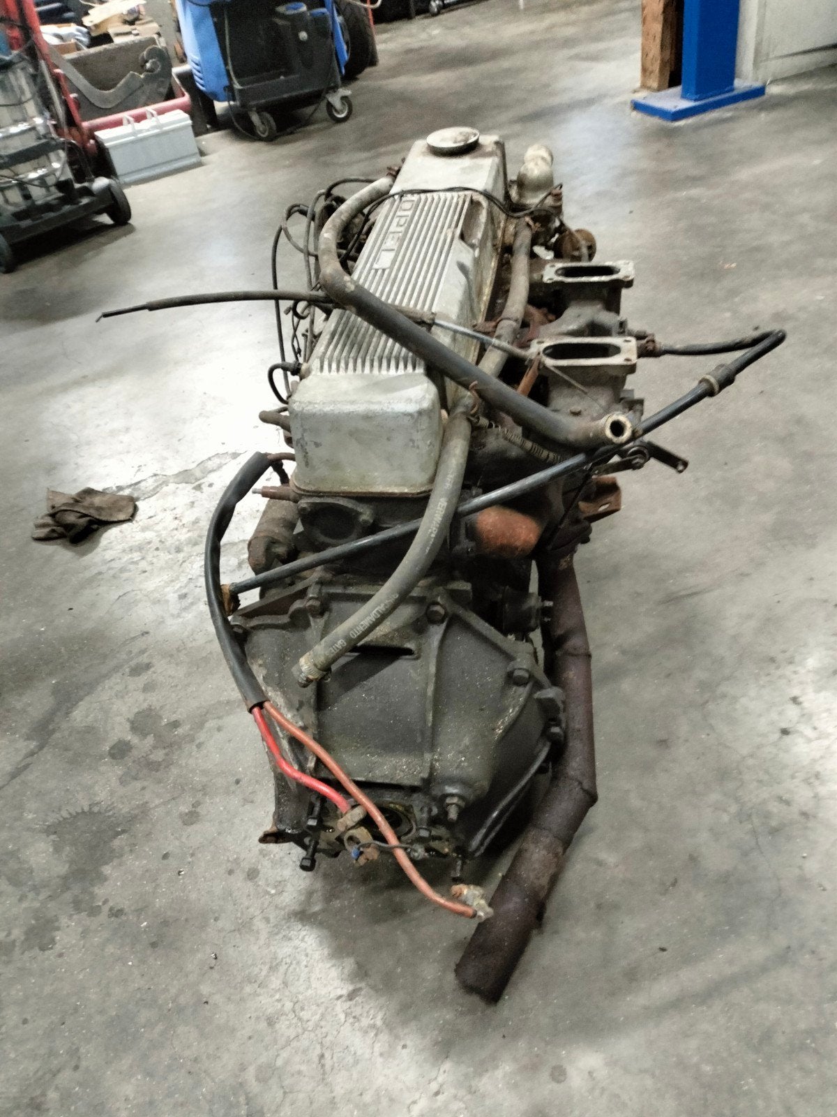 opel 28 gs motor uit commondore., Ophalen, Gebruikt, Opel