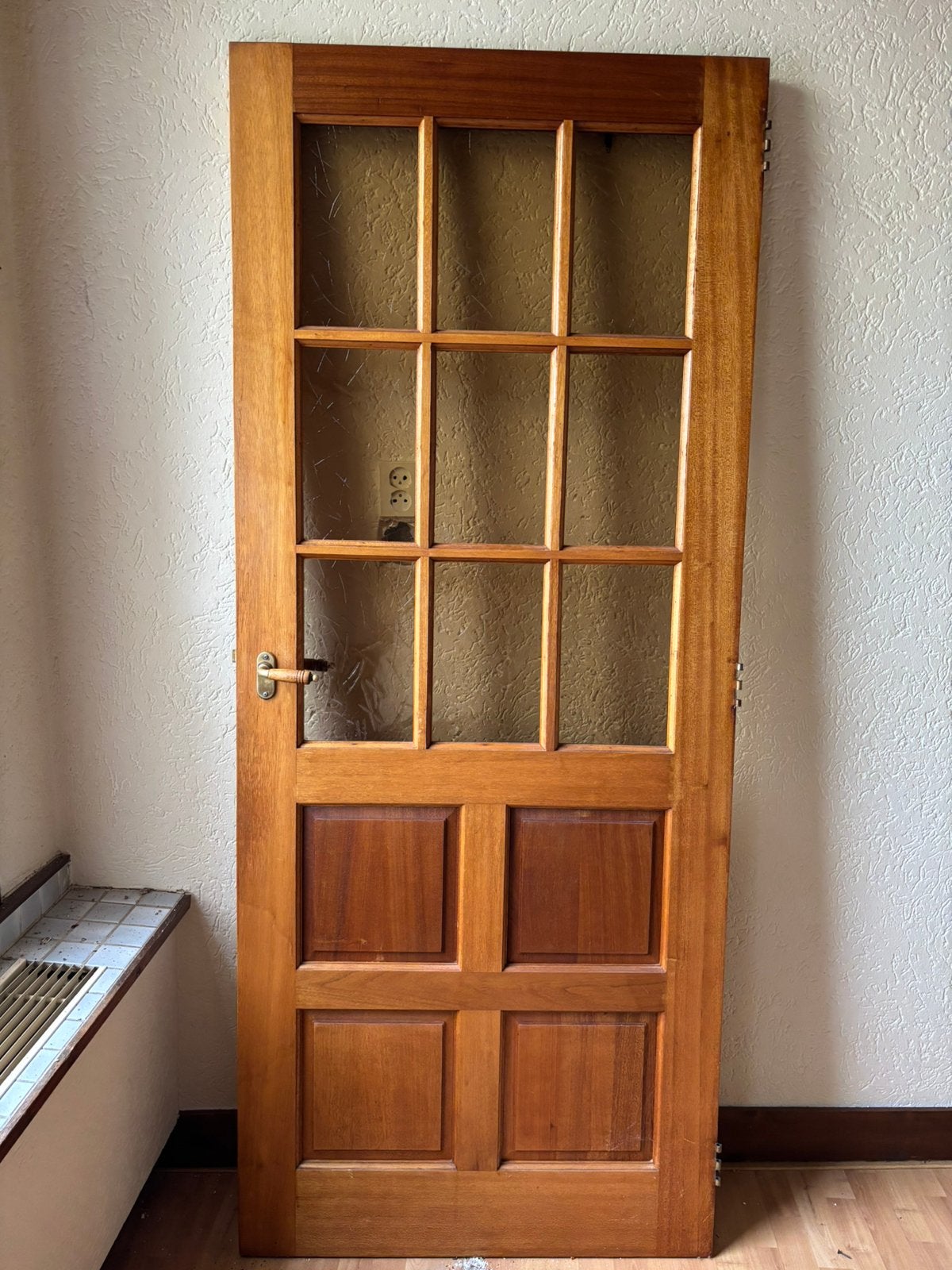 Hard houten binnen deuren (2 stuks) 88 bij 211, Doe-het-zelf en Verbouw, Deuren en Horren, Ophalen, Gebruikt, 80 tot 100 cm, Binnendeur