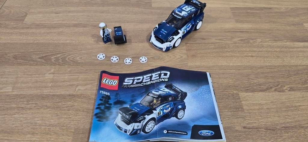 Lego Speed Champions 75885 Ford Fiesta M-Sport WRC, Ophalen of Verzenden, Zo goed als nieuw