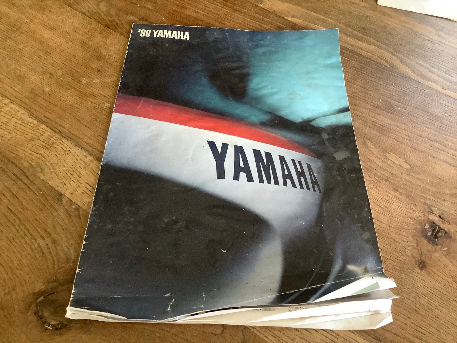 Yamaha Motorfiets Brochure '90 - Vintage Collectie, Verzenden, Yamaha