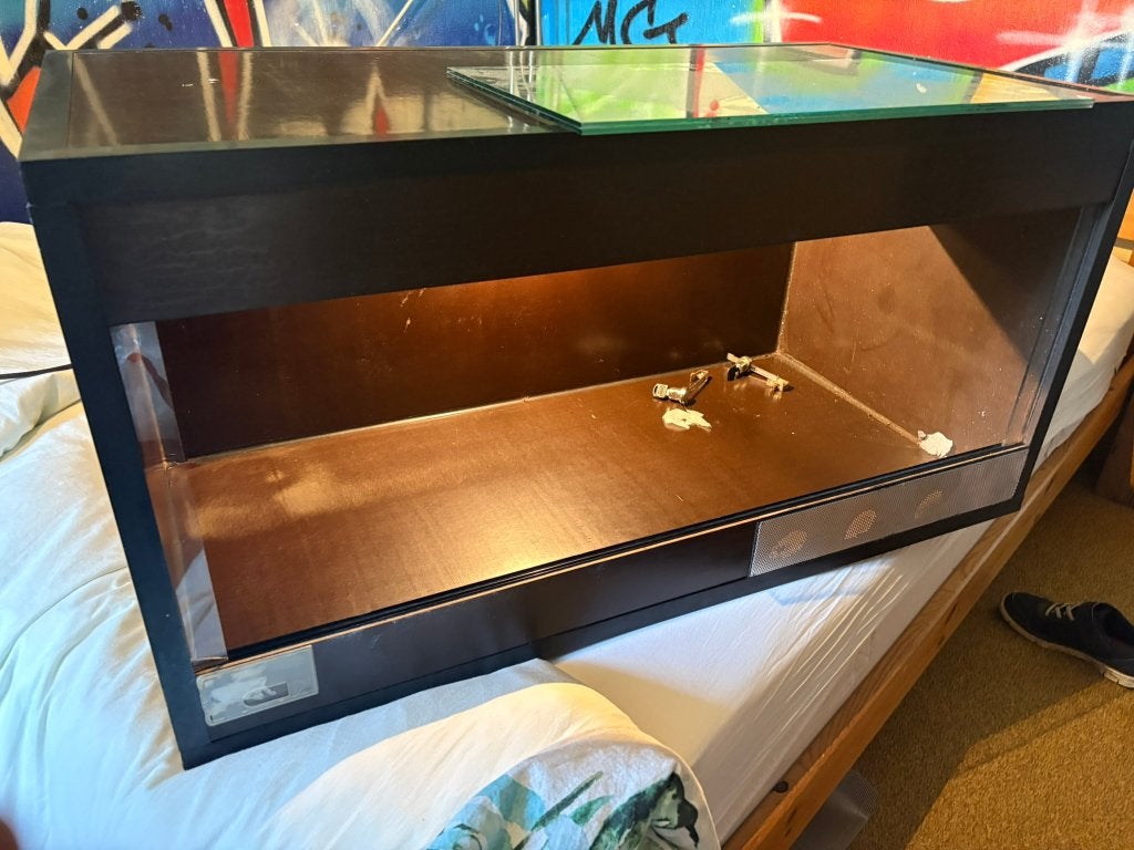 Terrarium 100x50x50cm incl verlichting, Ophalen, Gebruikt, Terrarium of Paludarium