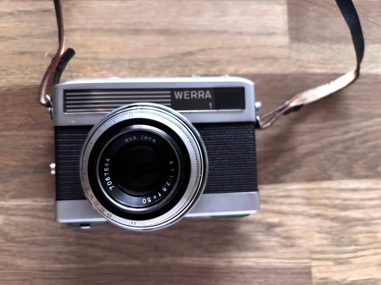 Carl Zeiss Jena Werra 1 met toebehoren, Ophalen of Verzenden, Gebruikt, Compact, Overige Merken