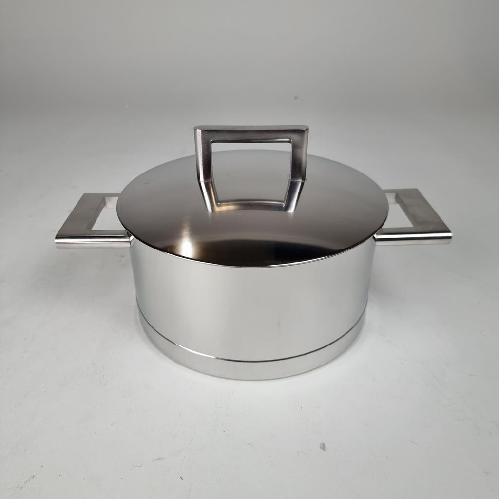 Demeyere John Pawson 7 Kookpan 18 cm, Huis en Inrichting, Keuken | Potten en Pannen, Nieuw, Rvs, Keramische plaat, Ophalen