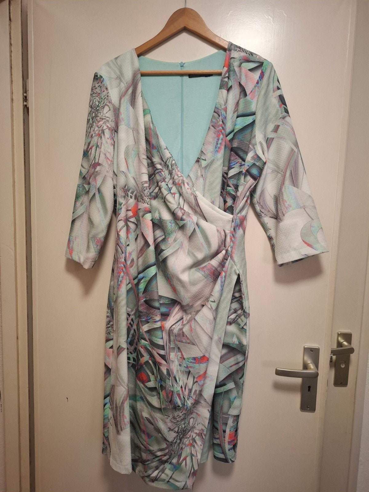 Mooie Donna Dura jurk maat 44, één keer gedragen, Meerkleurig, Maat 42/44 (L), Donna Dura, Ophalen of Verzenden