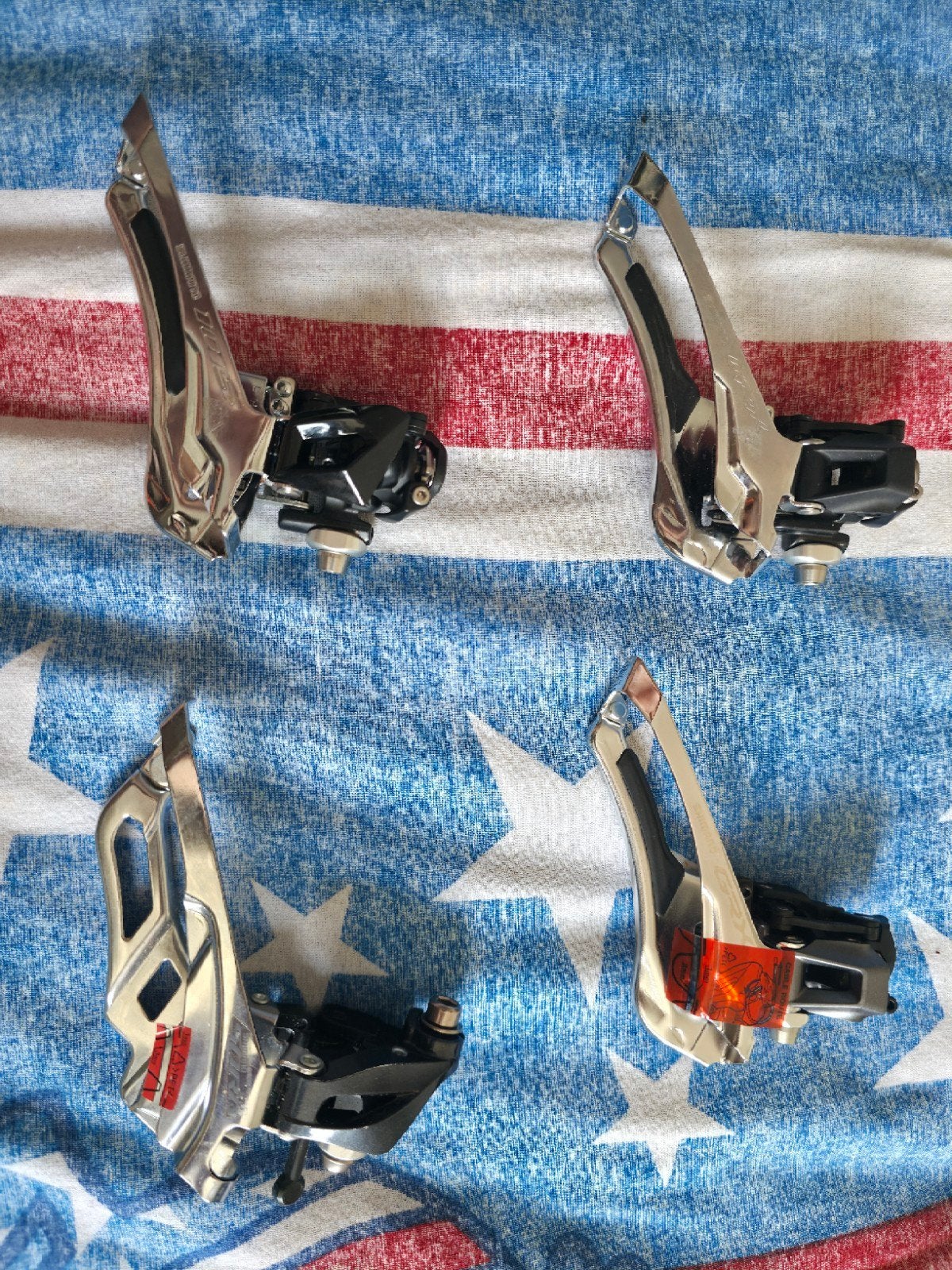 Shimano aanlas voorderailleurs, Gebruikt, Ophalen of Verzenden, Derailleur of Ketting, Shimano
