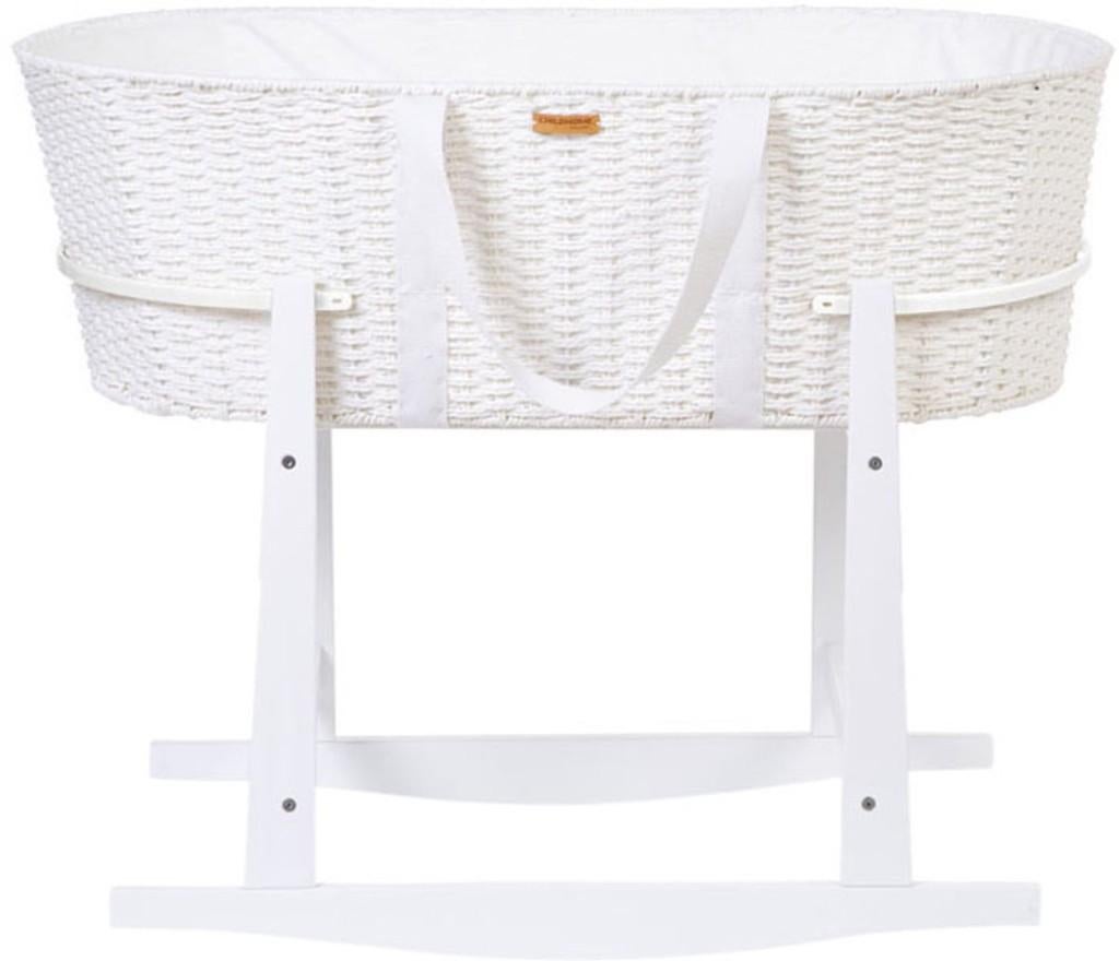 Childhome Moses Basket + Wooden Stand – Complete Set, Ophalen, Gebruikt, Wieg