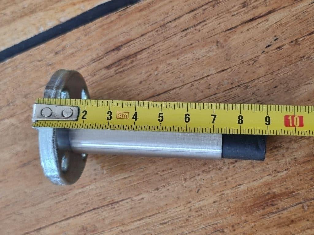 Deurbuffer, deurstopper, RVS nieuw 88 mm lang, Ophalen, Nieuw, Rvs