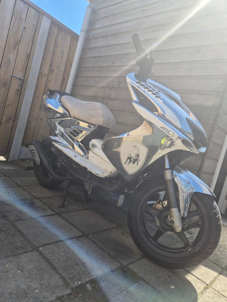 Yamaha aerox 70cc blikvanger chroom, Ophalen, Tweetakt, Aerox