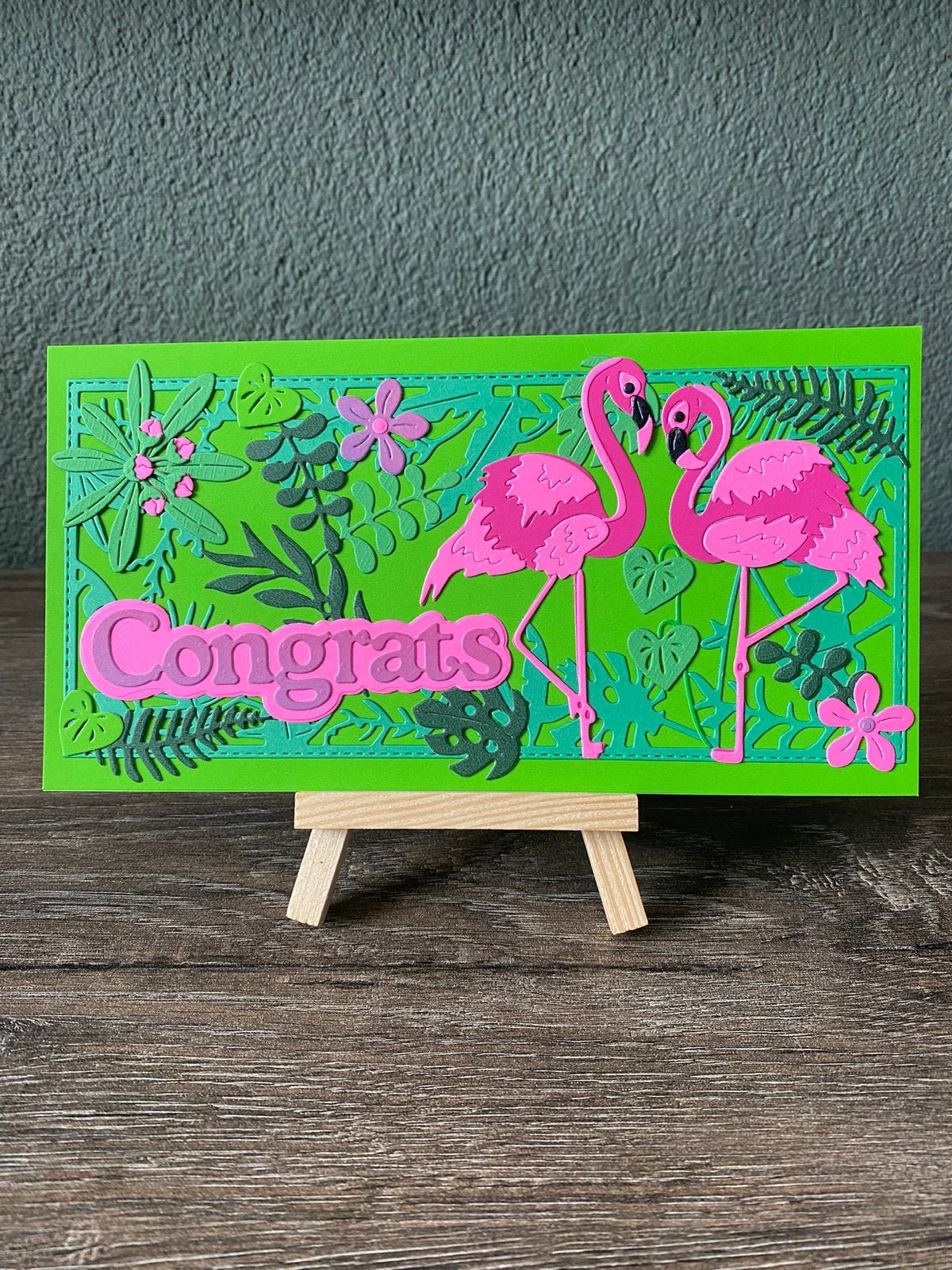 Wenskaart met envelop nr 488 Gefeliciteerd, Hobby en Vrije tijd, Kaarten | Zelfgemaakt, Ophalen of Verzenden, Nieuw, Overige thema's