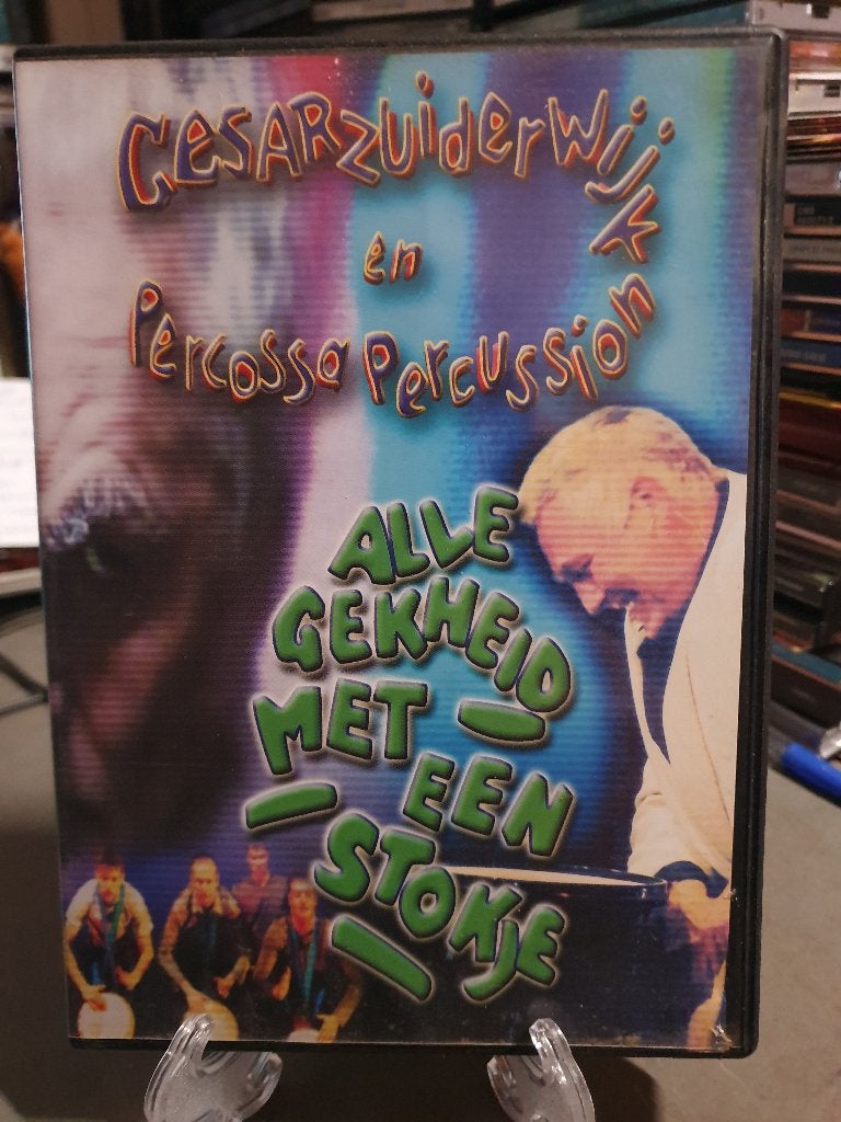 Cesar Zuiderwijk & Percossa alle gekheid met een stokje dvd, Alle leeftijden, Ophalen, Zo goed als nieuw