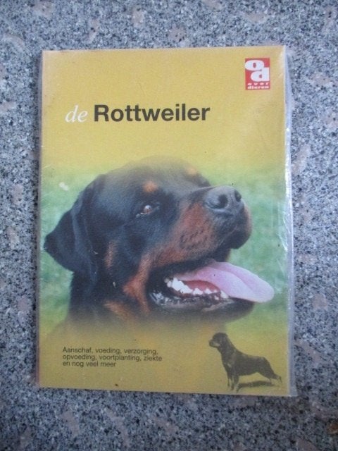 Over Dieren informatieboekje de Rottweiler, Ophalen of Verzenden, Nieuw, Overige diersoorten