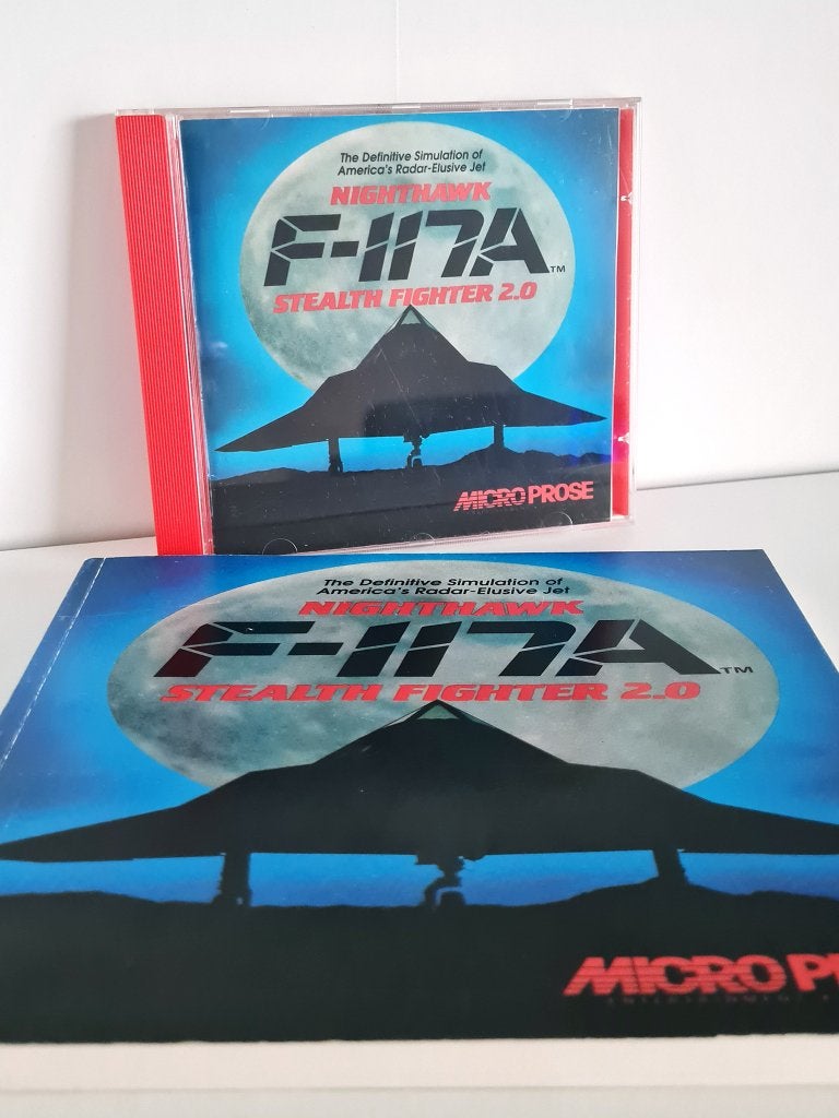 F-117A - PC cd-rom & manual, 1 speler, Ophalen of Verzenden, Zo goed als nieuw, Vanaf 12 jaar