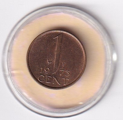 1 Cent 1973 Zeer Mooi met diverse muntkleuren, Verzenden, Koningin Juliana, 1 cent, Losse munt