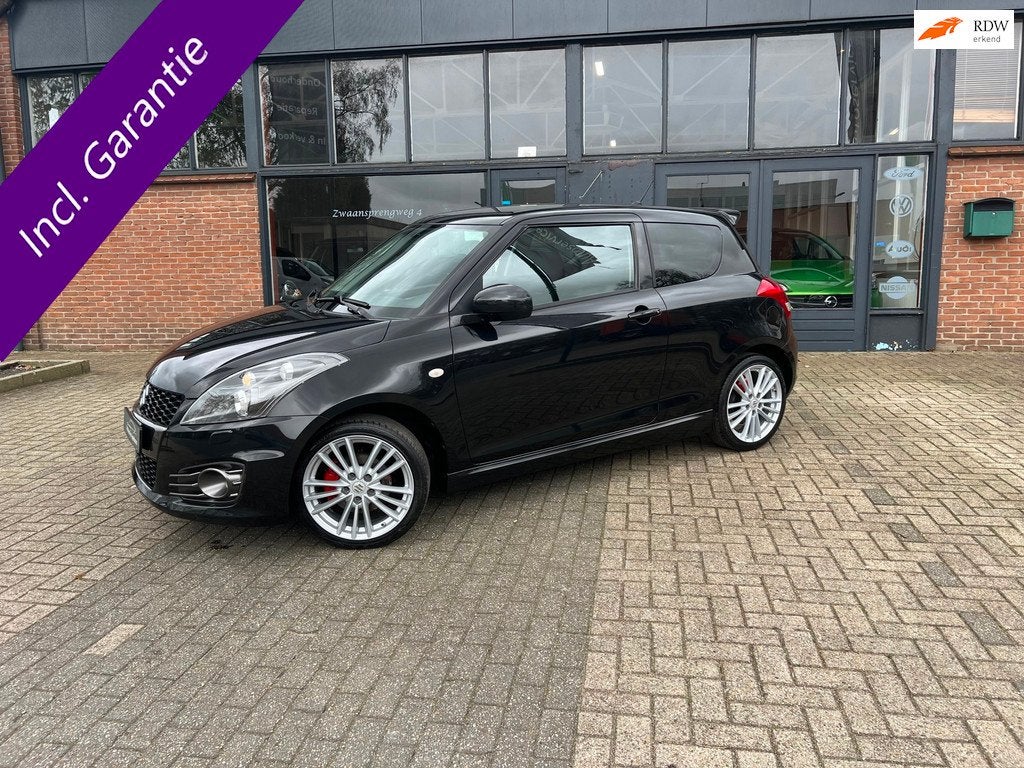 Suzuki Swift 1.6 Sport, Xenon, Auto's, Voorwielaandrijving, Gebruikt, Zwart, 4 cilinders