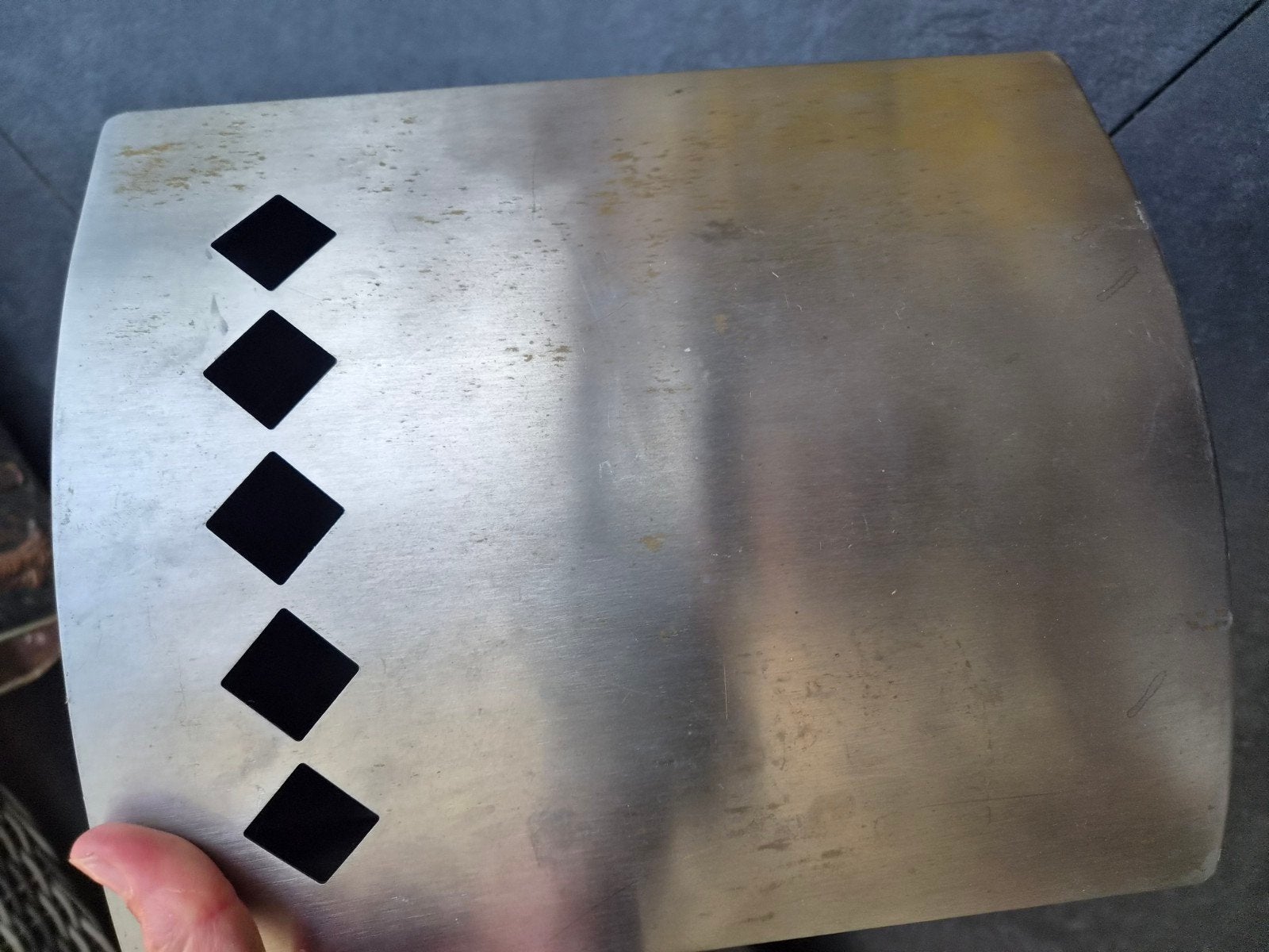 Metalen sleutelkastje met 9 haken, Ophalen of Verzenden, Gebruikt, Zwart, Metaal