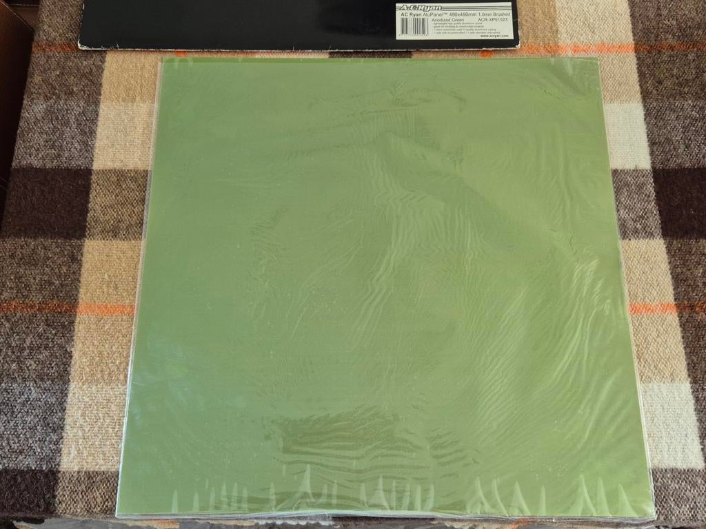 Aluminium plaat groen 480x480x1mm - AC Ryan AluPanel, Ophalen of Verzenden, Nieuw