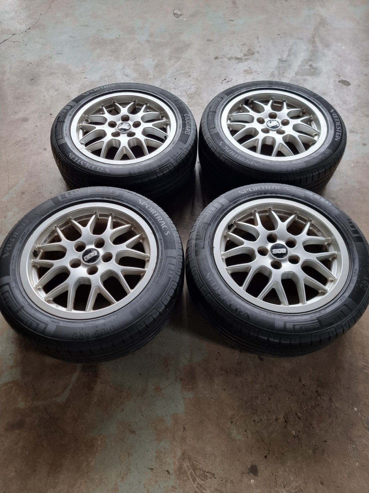 BBS velgen 205-55-16, 5x112, Ophalen, Gebruikt, 16 inch, Banden en Velgen