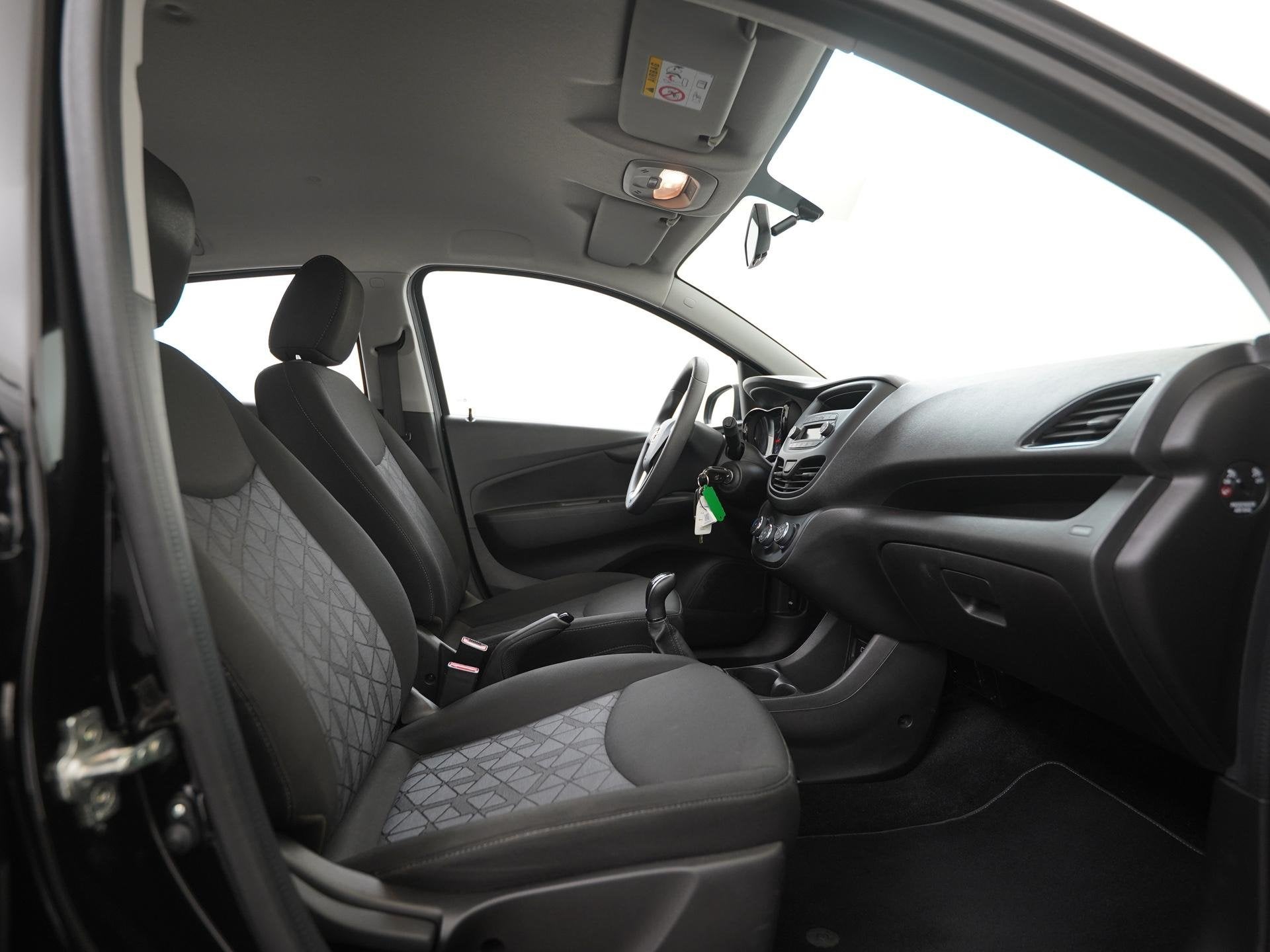 Opel KARL 1.0 ecoFLEX 120 Jaar Edition | Airco | 12 mnd Gara, Stof, Gebruikt, Euro 6, Zwart