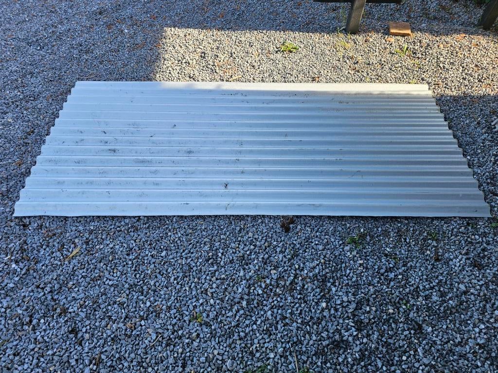 Golfplaat 244x122 cm, Doe-het-zelf en Verbouw, Platen en Panelen, Ophalen, Gebruikt
