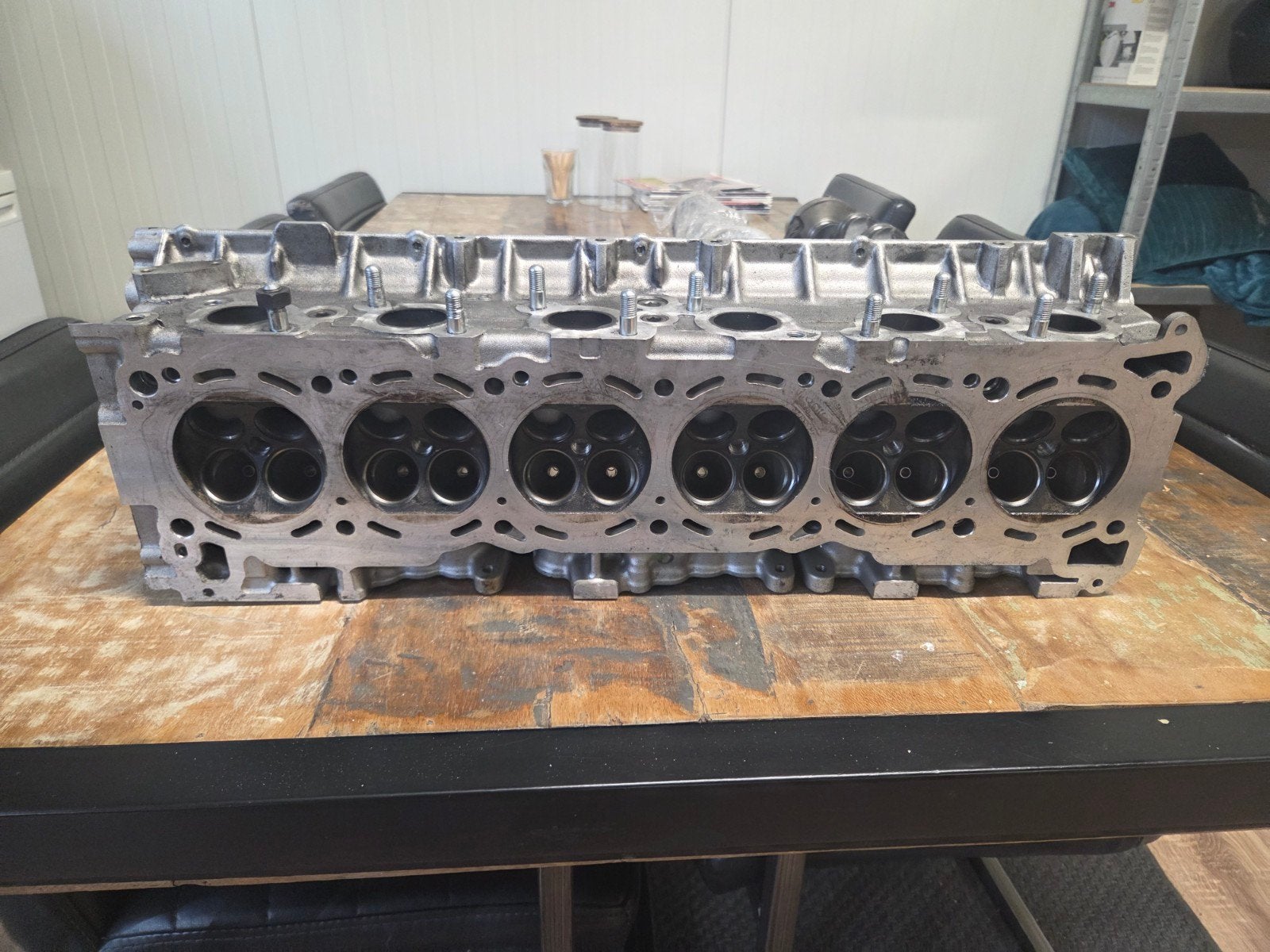 Nissan Skyline RB25neo cilinderkop, moet nagelopen worden, Ophalen, Nissan