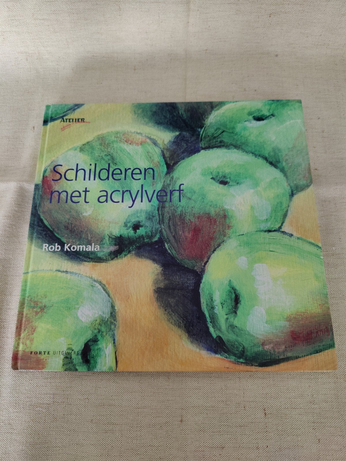 Schilderen met acrylverf - Rob Komala, Ophalen of Verzenden, Zo goed als nieuw, Acrylverf