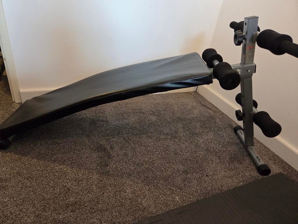 Fitness Buikspierbankje - Perfect voor thuistraining, Sport en Fitness, Fitnessmaterialen, Ophalen, Gebruikt, Buik, Fitnessbank