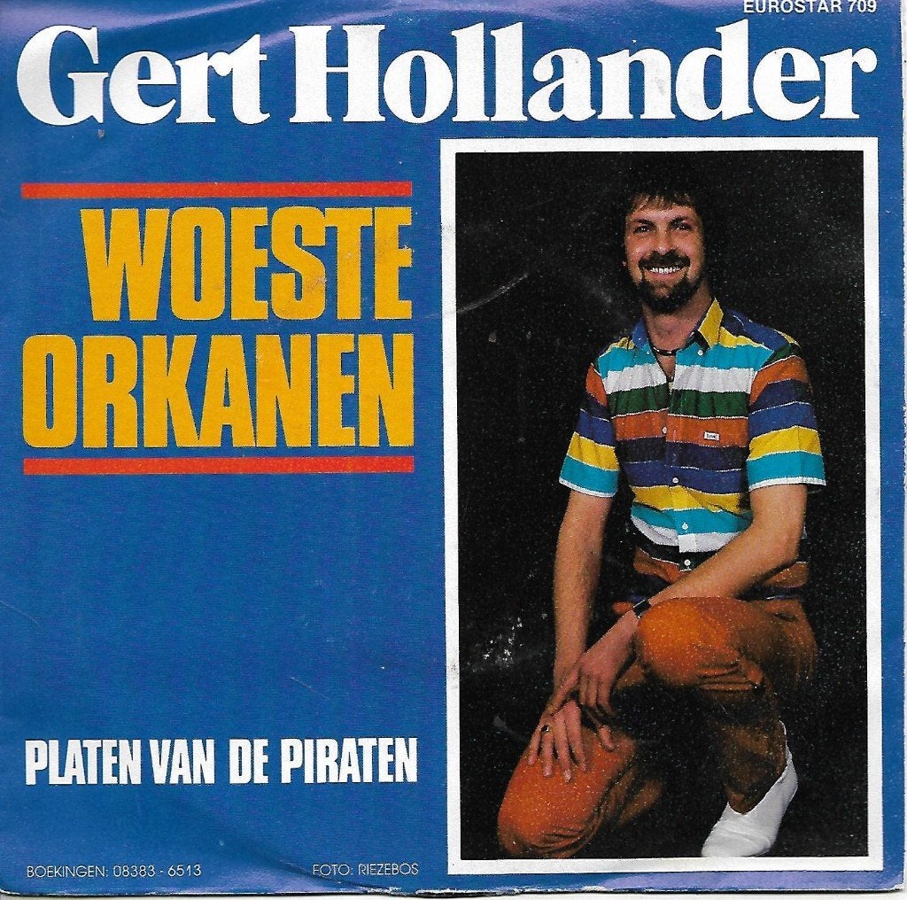 Gert Hollander - Woeste orkanen, Ophalen of Verzenden, Zo goed als nieuw, 7 inch, Nederlandstalig